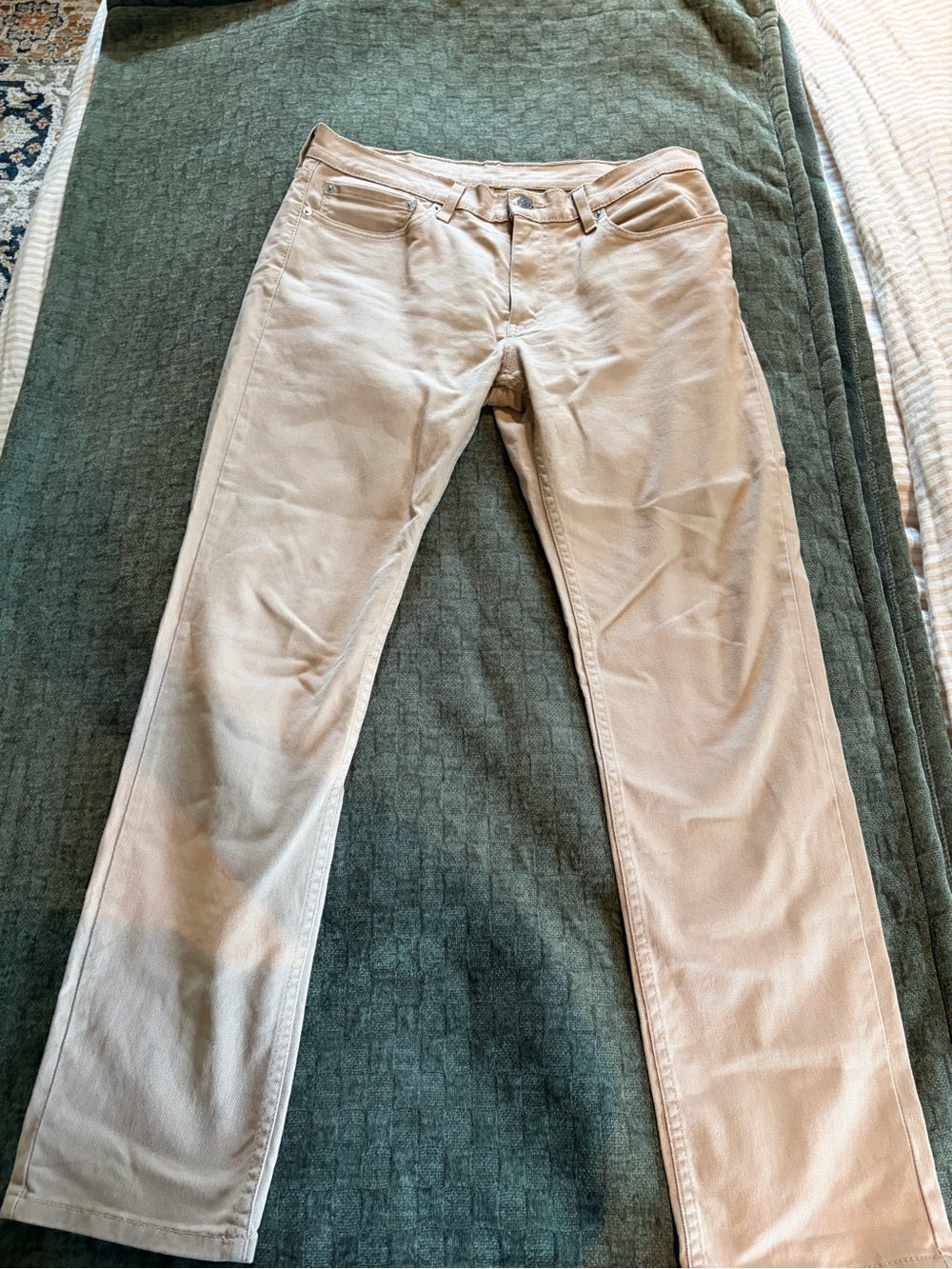 Levi's Light Beige Straight Leg men’s Jeans